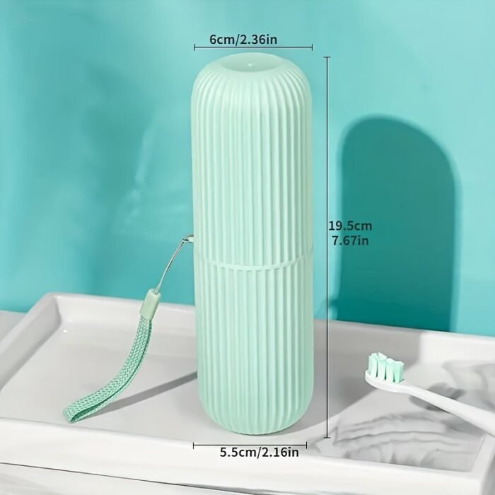 1Pcs Portable Travel Toothbrush Storage Container Box, Gargle Cup, Toothpaste Holder, Toothbrush Carrying Box, Toothbrush Travel Containers - Image 6