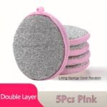 10/5Pcs Double-Sided Dishwashing Sponge Wipe Brush Pot Brush Bowl Cleaning Cloth Kitchen Household Dishwashing Towel To Remove Oil And Stain Strong - Image 5
