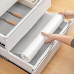 1 Roll Waterproof & Eva Cabinet Drawer Liner Mat - Oil/Water/Stain Resistant, Non-Slip Kitchen Organizer For Refrigerator Shelves, Drawers, Countertops - Easy To Clean Household Storage Supplies, Shelf Liners - Image 2