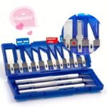 13Pcs Precision Carving Knife Set - Durable Stainless Steel, Non-Retractable Handles - Ideal For Paper Cutting & Model Crafting - Includes Detailed Storage Case - Image 9