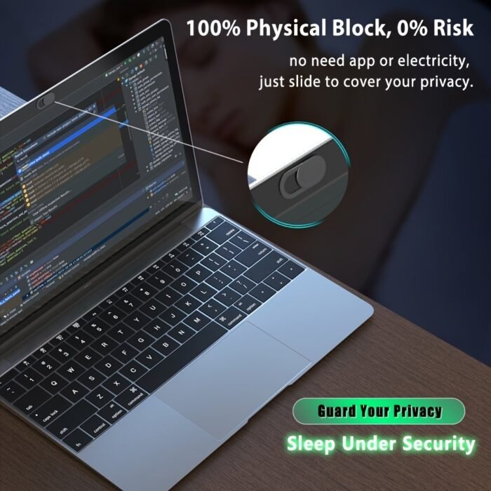 Stm Ultra-Thin Webcam Cover Slider For Phones, Laptops & Tablets - Privacy Protector With Adhesive Backing, Black, 17.5Mm X 9Mm, Lightweight & Hacker-Proof Camera Blocker For, Iphone, Ipad, Pc, Macbook, Privacy Accessories | Seamless Integration | Secure Closure - Image 4