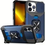 1Pc Heavy-Duty Phone Case Heavy-Duty Shockproof Phone Case With A Metal Stand And Card Slot, Compatible With Iphone 16 Pro Max, 15 Pro Max, 14 Pro Max, And 13 Pro Max. - Image 26