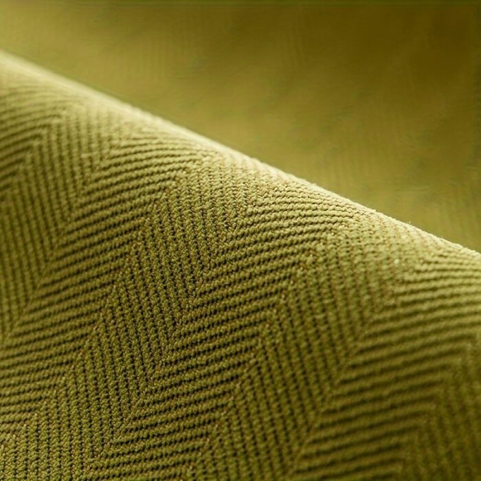 1Pc Chenille Ribbed Sofa Cover - Pet-Friendly Non-Slip Couch Protector For 3/2/4-Seater & Sectional Sofas, Machine Washable Soft Stretch Fabric, Contemporary Home Decor For Living Room, Bedroom, Office, Jacquard Texture | Easycare Material, Couch Covers For Sofa - Image 2