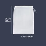 1/2Pcs, Soya Milk Filter, Super Fine And Super Dense, Fruit Vegetable Juice Wine Lees Filter Bag, Stuffing Bag, Vegetable Stuffing Cloth - Image 4