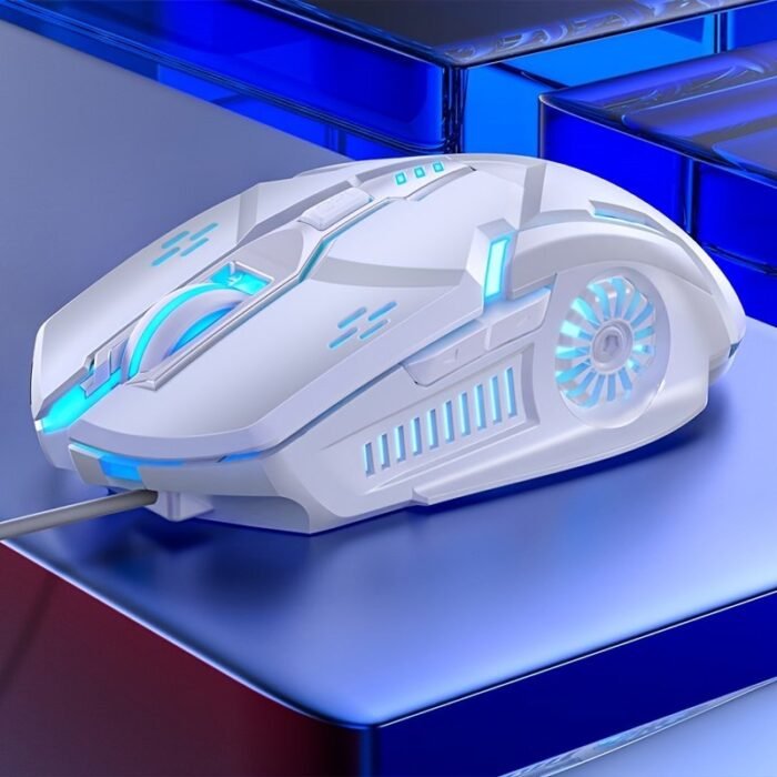 Silver Carved Mechanical Gaming Mouse, Wired, Suitable For Desktop And Laptop Use, Silent For Office And Esports. - Image 6