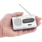Portable Am Fm Radio - Mini Radio With Telescopic Antenna And Headphone Jack, Stereo Speaker Receiver Music Player - Image 6