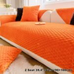 1Pc Honeycomb Velvet Sofa Cover, Pet'S Favorite, Dog Friendly, Couch Cover, Thick Plush Furniture Protector, Fuzzy Non Slip Sofa Slipcover, For Bedroom Office Living Room Home Decor - Image 47