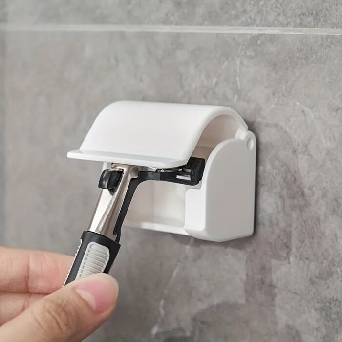 Organize Your Shower With A Razor Hanger And Electric Toothbrush Holder! - Image 1