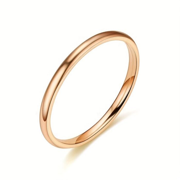 1Pc 2Mm Smooth Spherical Stainless Steel Ring - Image 19