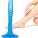 Portable Foot Heel Callus Remover - Effectively Removes Dead Skin And Promotes Healthy Feet - Plastic Pedicure Rasp For Home Use - Blue - Image 4