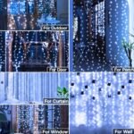 1 Curtain Light, 300/200/100 Led Fairy Lights With Remote Control, 8 Modes, Usb Plug, Indoor String Lights For Bedroom Windows, Christmas Parties, And More - Copper Wire, Non-Rechargeable Battery, Indoor Decor | Fairy Tale Lights | Usb Powered Lights, Fairy Lights For Home - Image 6