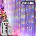 1 Curtain Light, 300/200/100 Led Fairy Lights With Remote Control, 8 Modes, Usb Plug, Indoor String Lights For Bedroom Windows, Christmas Parties, And More - Copper Wire, Non-Rechargeable Battery, Indoor Decor | Fairy Tale Lights | Usb Powered Lights, Fairy Lights For Home - Image 13