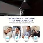 3D Blackout Sleep Mask For Travel & Shift Work, Unisex Adult, Soothing, Unscented, Silicone-Free, All Skin Types, Ideal Gift For Men & Women Father'S Day, Mother'S Day Gift - Image 6