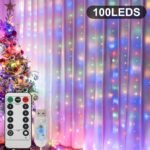 1 Curtain Light, 300/200/100 Led Fairy Lights With Remote Control, 8 Modes, Usb Plug, Indoor String Lights For Bedroom Windows, Christmas Parties, And More - Copper Wire, Non-Rechargeable Battery, Indoor Decor | Fairy Tale Lights | Usb Powered Lights, Fairy Lights For Home - Image 7