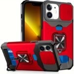 1Pc Heavy-Duty Phone Case Heavy-Duty Shockproof Phone Case With A Metal Stand And Card Slot, Compatible With Iphone 16 Pro Max, 15 Pro Max, 14 Pro Max, And 13 Pro Max. - Image 24