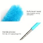 1Pc Colorful Extendable Microfiber Duster - Stainless Steel Pole, Bendable & Reusable Head For Efficient Dusting Of Furniture, Cars, Glass - No Batteries Required, Ideal For Bedroom, Living Room, And More, Dusters For Cleaning - Image 10