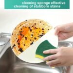 12/24Pcs, Cleaning Sponge, Double-Sided Scouring Pad, Household Cleaning, Dishwashing Sponge, High-End Kitchen Sponge, Durable Anti-Scratch Sponge, Super Absorbent, Cleaning Supplies, Cleaning Tools, School Preparation - Image 4