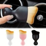 1Pc Car Interior Cleaning Brush, Compact Soft Bristle Brush, Car Seat Center Console Gap Interior Dust Removal Artifact, Car Interior Air Conditioner Air Outlet Cleaning Brush, Car Accessories, Men Gift