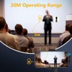 Professional Wireless Lavalier Microphone For Smart Phones Laptops Wireless Omnidirectional Condenser Recording Microphone For Interviews Video Podcasts Vlogs - Image 7