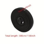 1 Roll Reusable Fastening Tape Cable Ties, Multi-Purpose Cord Organizer, Computer And Tv Wire Storage, Data Cable Management Tie Desk Storage Organization - Image 2