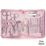 11/26Pcs Nail Clippers Manicure Set Stainless Steel Nail Cutter Scissor Cuticle Nipper Nail Tools Set - Image 7