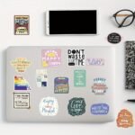 100Pcs Inspirational Stickers Pack, Motivational Stickers For Water Bottle Vinyl Quote Stickers, Affirmation Positive Stickers For Journaling Computer Decals Laptop For Macbook Phone Case - Image 7