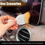 1Pc Car Interior Cleaning Brush, Compact Soft Bristle Brush, Car Seat Center Console Gap Interior Dust Removal Artifact, Car Interior Air Conditioner Air Outlet Cleaning Brush, Car Accessories, Men Gift - Image 8