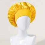 2022 New Women'S Hair Cap For Curly And Straight Hair With Wide Brim Elastic Band Sleep Bonnet - Image 29