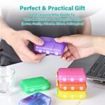 1Pc Travel Pill Organizer - 10 Compartments Pill Case, Compact And Portable Pill Box, Perfect For On-The-Go Storage, Pill Holder For Purse - Image 17