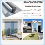 1Pc Glass Sticker Insulation Film, Anti-Peep Sunscreen Window Film, Anti-Ultraviolet Shading Film, Balcony Office One-Way Perspective Film - Image 7