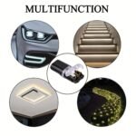 10/20Pcs Double Line Insertion Connector, 2-Pin 2-Port, Pvc Insulated, Copper Contact Material, Quick Connect Termination, Uncharged Power Mode, With Locking Buckle, For Led Wire Connection, Nodemcu Lua - Image 6