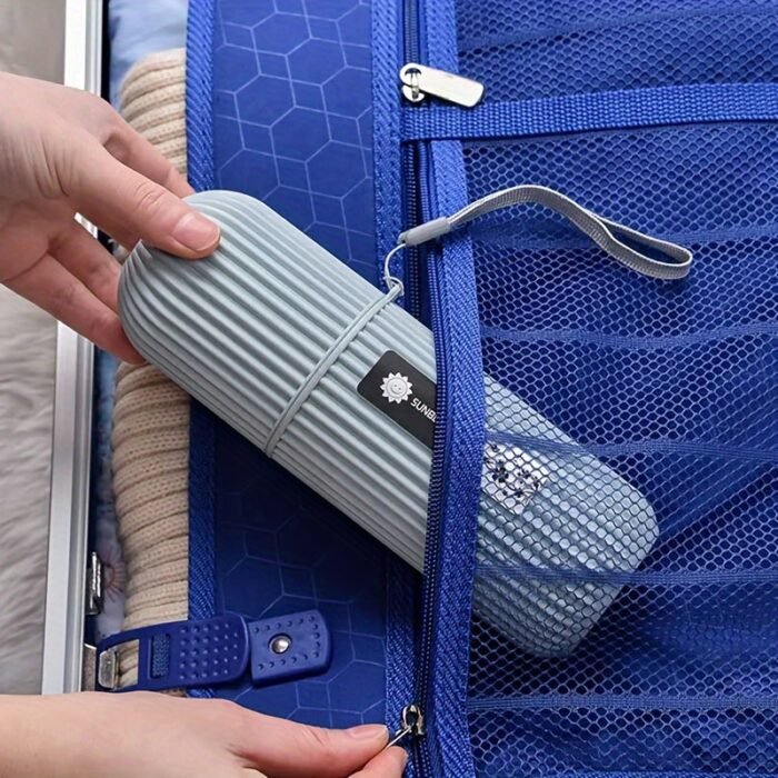 1Pcs Portable Travel Toothbrush Storage Container Box, Gargle Cup, Toothpaste Holder, Toothbrush Carrying Box, Toothbrush Travel Containers - Image 2