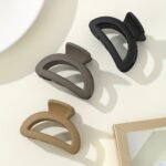 3Pcs Matte Hair Claw Clip Simple Style Shark Claw Clips Solid Color Hair Claw Elegant Hair Clips For Women - Image 14