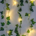 5-Meter Artificial Leaf String Lights - Studio Photography Decor Lights & Background Lighting, Battery Powered Led Copper Wire Lights To Illuminate Weddings, Christmas, And Home Decor - Image 5