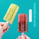 1Pc, Popsicle Mold, 4 Cavity Home Ice Cream Mold Diy Homemade Popsicle Mold Children'S Creative Ice Cream Popsicle Box, Summer Kitchen Gadgets, Kitchen Stuff, Kitchen Accessories, Home Kitchen Items - Image 2