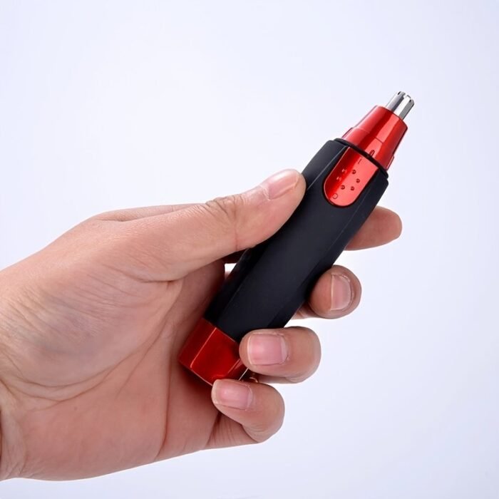 1Pc Portable Cordless Electric Nose & Ear Hair Trimmer - High Quality, Hypoallergenic Stainless Steel Blade, 360? Rotation, Painless Design For Eyebrow & Facial Hair - Men & Women (Battery Not Included), Ear Hair Removal | Sleek Trimmer Design | Stainless Steel Trimmer, Nose Hair Trimmer - Image 6