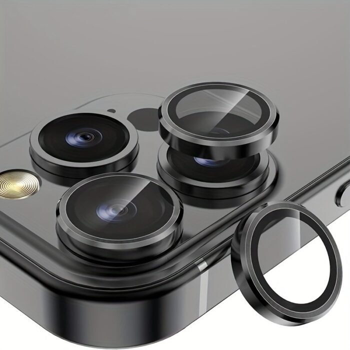 1 Set Camera Lens Protector For Iphone 15 14 Plus 13 15 16 Pro Max 16 Plus 12 14 Pro For Iphone 14 13 Pro 12 Pro 11 Glass Screen Protection Protect Film - Image 1