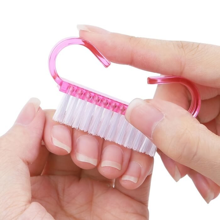 10 Pcs/Lot Acrylic Nail Brush 4 Color Nail Art Manicure Pedicure Soft Remove Dust Plastic Cleaning Nail Brushes File Tools Set - Image 6