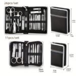 11/26Pcs Nail Clippers Manicure Set Stainless Steel Nail Cutter Scissor Cuticle Nipper Nail Tools Set - Image 6