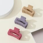 3Pcs Matte Hair Claw Clip Simple Style Shark Claw Clips Solid Color Hair Claw Elegant Hair Clips For Women - Image 21