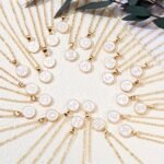 Elegant Golden-Tone Initial Necklace With Interlocking O-Link Chain - 1-26 Letters For Women, Durable Minimalist Jewelry Gift For Birthdays, Anniversaries & Special Occasions, Necklace, Birthday Jewelry, Sophisticated Style, Delicate Craftsmanship - Image 3
