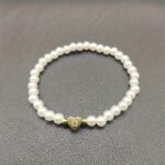 A-Z Heart Initial Bracelet For Women - 14K Golden Plated Stainless Steel With Imitation Imitation Pearl, Elegant Everyday Jewelry Gift For Valentine?S Day, Anniversary, Birthday - Image 24