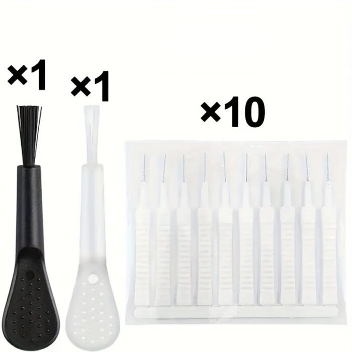 12Pcs/Set Impact Resistant Small Brush Holes, Gap Cleaning, Shower Head Cleaning, Phone Hole Cleaning, Keyboard Cleaning, Keyboard Cleaning - Image 3