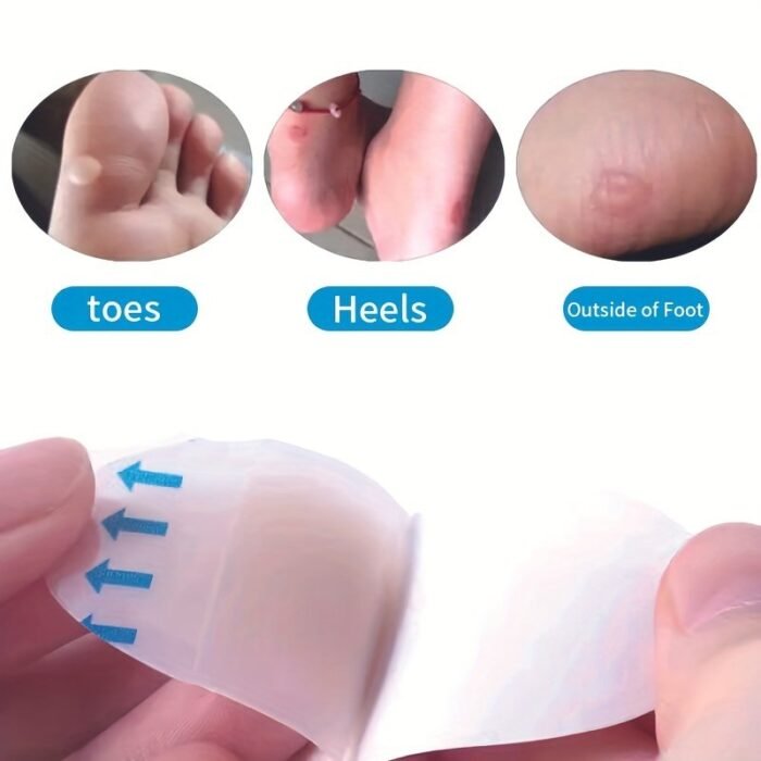 15Pcs Transparent Invisible Anti-Wear Stickers, Thickened Toe Stickers, Glue Body Grinding Forefoot Pads, Heel Stickers, Gel Pads, Waterproof Bubbles - Image 9