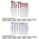 13Pcs Makeup Brushes Soft Fluffy Professional Foundation Blush Powder Eyeshadow Kabuki Blending Makeup Brush Beauty Tools Valentine'S Day Birthday Gift For Girlfriend - Image 6
