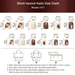24Pcs Glossy Short Square Fake Nails, White Pinkish Gradient Press On Nails With Flower Design, Sweet Cool Full Cover False Nails For Women Girls - Image 4