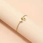 1Pc Mini Love Heart Letter Beads Thin Chain Bracelet Simple Minimalist Hand Chain Jewelry - Image 36