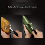 1Pc Premium Y-Shaped Metal Peeler, Straight Edge Vegetable And Fruit Peeler For Potato, Carrot, Kitchen Gadget Tool, Vegetable Peeler - Image 2