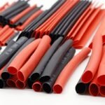 127Pcs Of Black And Red Bagged Combinations, Heat Shrink Tubing, Wire Protection Sleeves, 2:1 Ratio, Cable Insulation And Corrosion-Resistant Tubing, Data And Charging Cable Repair, Flame-Retardant And Waterproof, Pe Polyolefin.