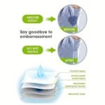 20/30/50Pcs Disposable Underarm Sweat Pads - Summer Invisible Anti-Perspirant, Microfiber, Odorless & Breathable, High Absorbency, Super Soft & Thin, Portable For Travel, Gym, Workouts, Gym Essentials, Comfortable Fit - Image 9